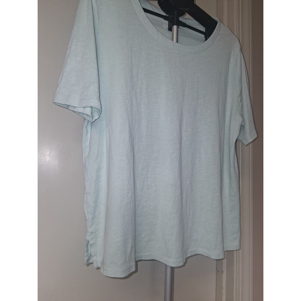 Orvis Pima Cotton Slub Knit Tee Green XXL Gorpcore Coastal Everyday Basic Earthy - Picture 4 of 9